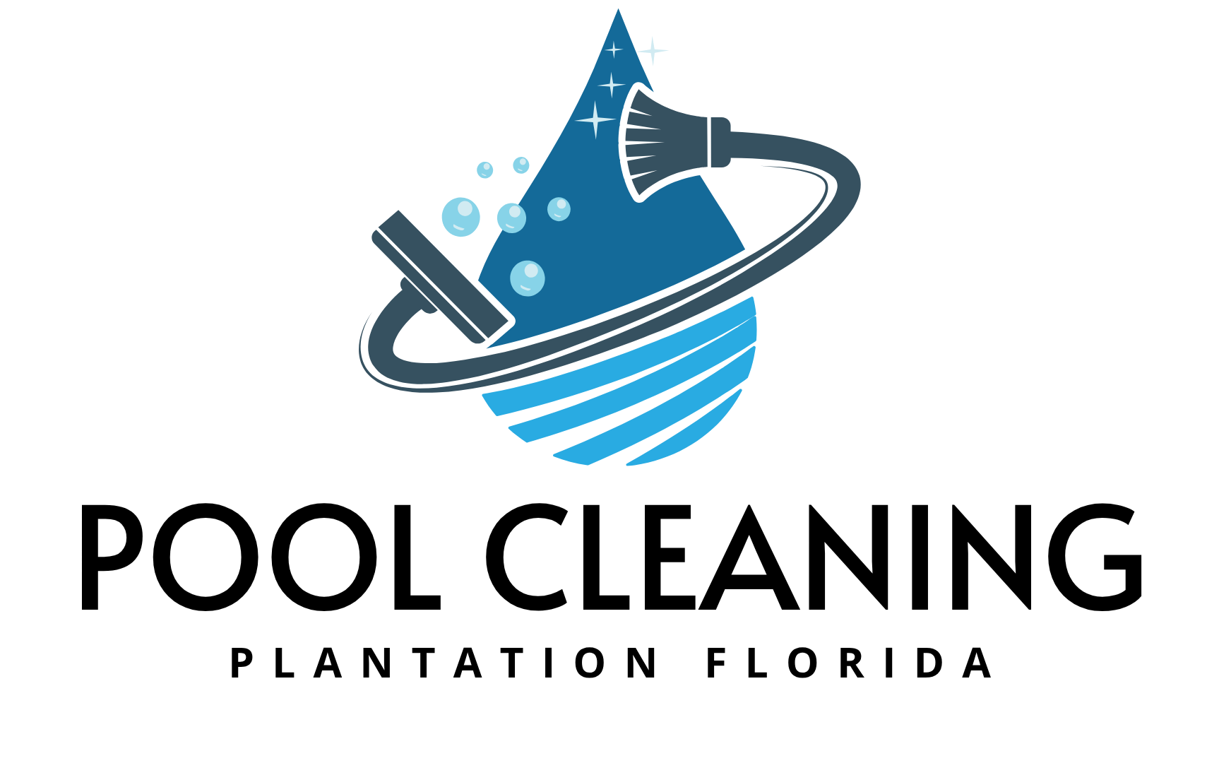 Plantation  Pool Cleaning Logo